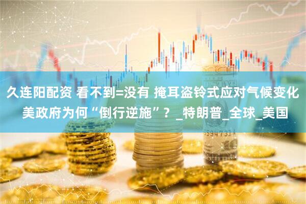 久连阳配资 看不到=没有 掩耳盗铃式应对气候变化 美政府为何“倒行逆施”？_特朗普_全球_美国