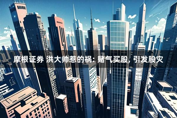 摩根证券 洪大帅惹的祸: 赌气买股, 引发股灾