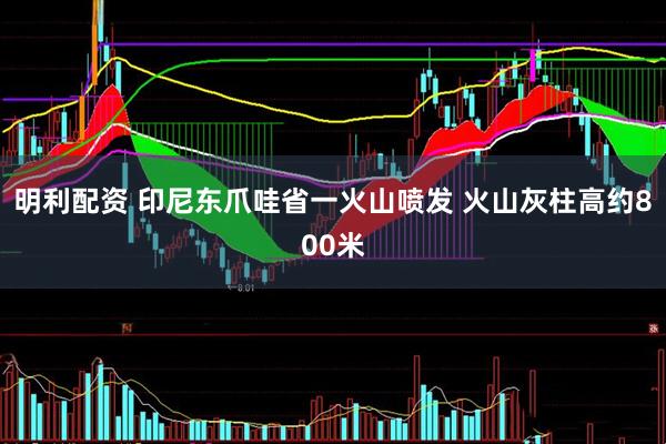 明利配资 印尼东爪哇省一火山喷发 火山灰柱高约800米